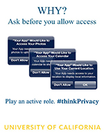WHY? Ask before you allow access. Flier.